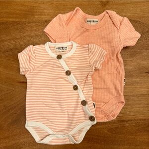 Rabbit & Bear 0-3mo set of onesies